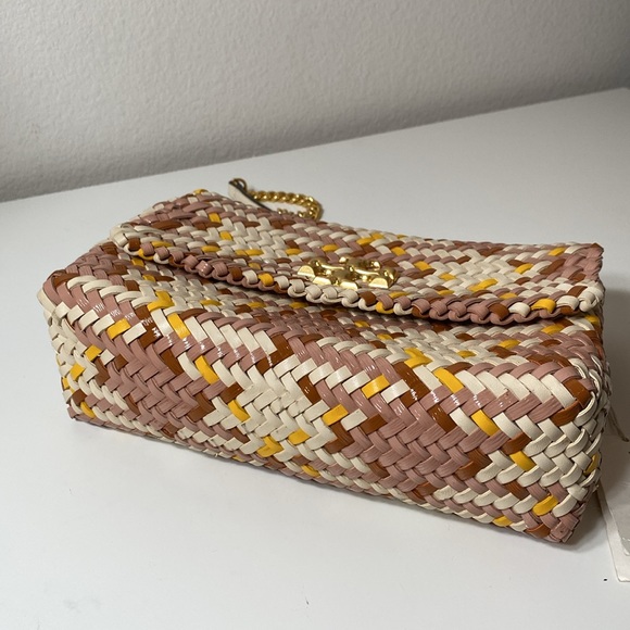 NWT Tory Burch Kira Woven Small Convertible Shoulder Bag - Picture 5 of 12